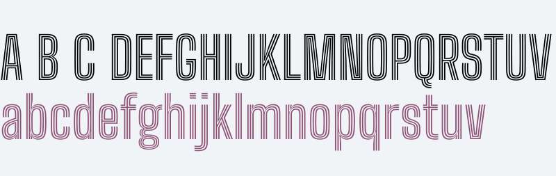 Big Shoulders Inline Display Bold