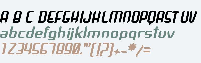 Arbeka  Bold Italic