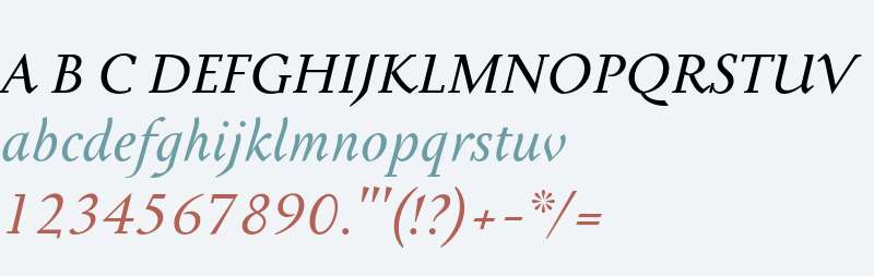 Tactile ITC Std Italic