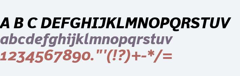 Felbridge W04 ExtraBold Italic