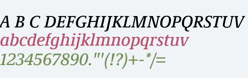 Demos Next W04 Medium Italic