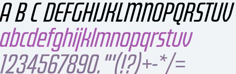 Futura Now Display W05 Italic