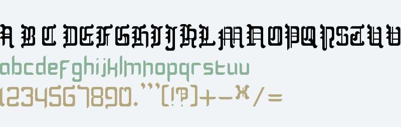 Blackletter Buffoonery