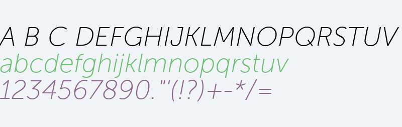 Museo Sans W01 100 Italic