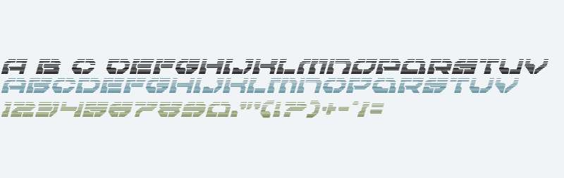 Pulsar Class Gradient Italic