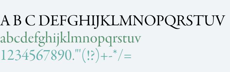 Garamond Premier Pro Subhead