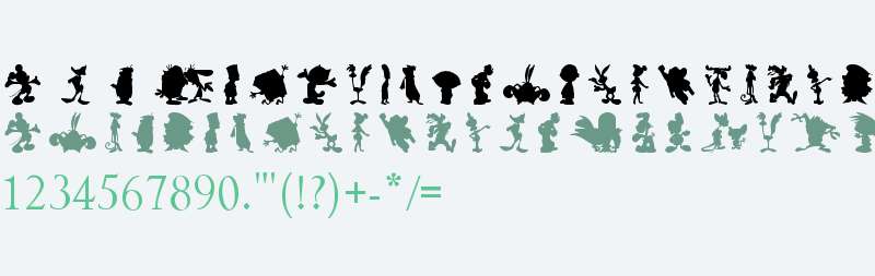 Cartoon Silhouettes