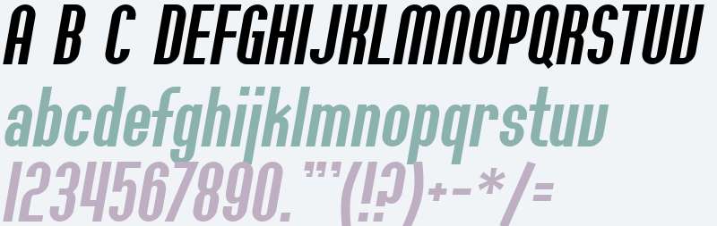 SF Willamette Italic V1 V2