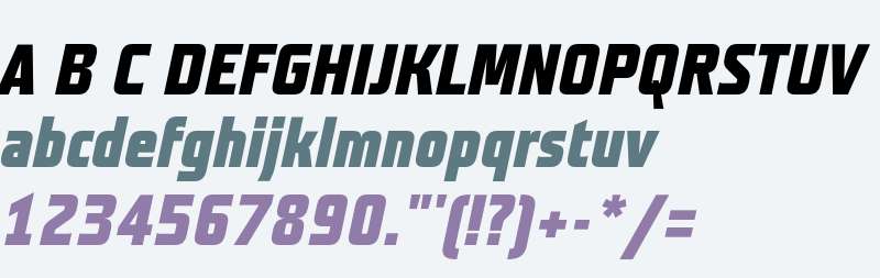 Teuton Fett Bold Italic