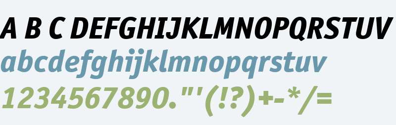 ITC Officina Sans W04 Xtr Bd It