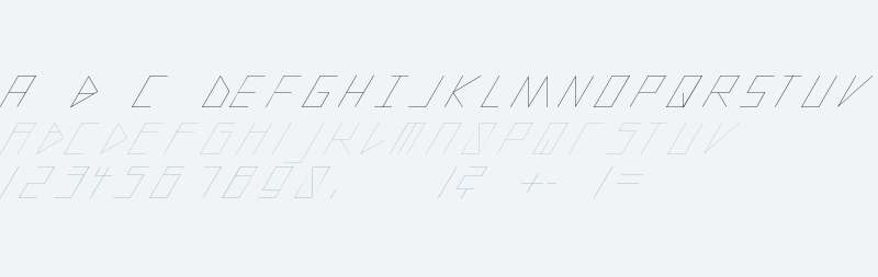 slantedITALICshift-Thin