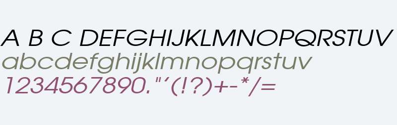 Atilla Wide Italic
