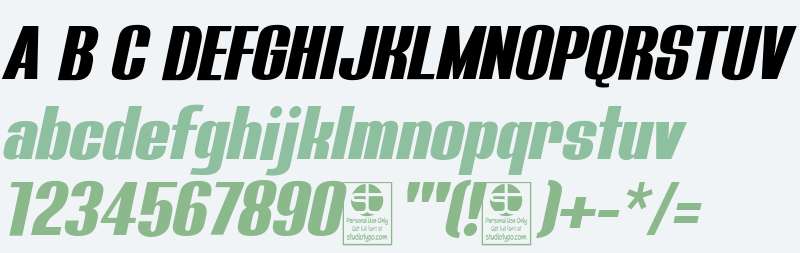 Bluefish Black Demo Italic