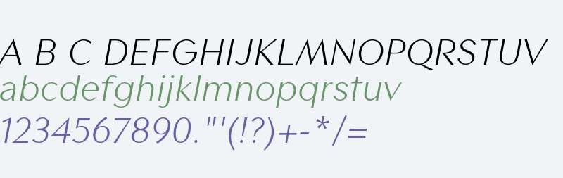 Contax Sans 46 Light