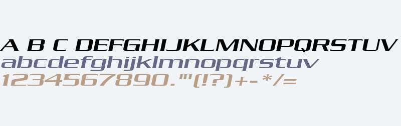 Chaney Extended Italic