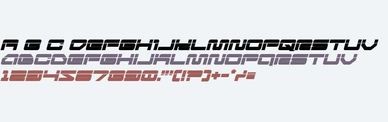 Ranger Force Laser Italic