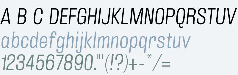 Kilburn W01 Light Italic