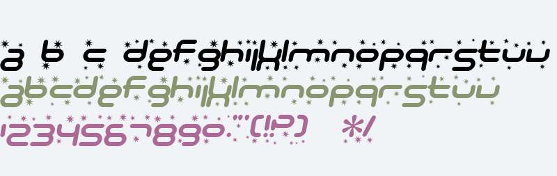 SF Technodelight Bold Italic V2 V1