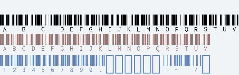 Libre Barcode 39 Text Regular