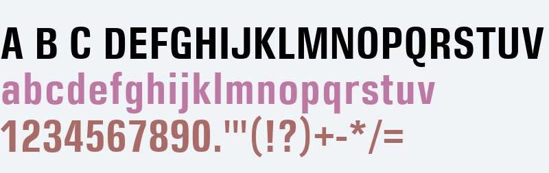 DDT W00 Condensed SemiBold