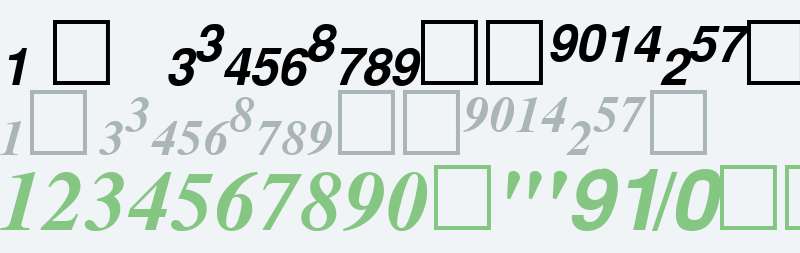 PIXymbols Fractions W95 Bd It