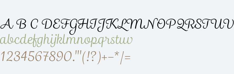 Madre Script W03 Italic