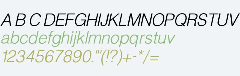 Hallmarke Light Italic