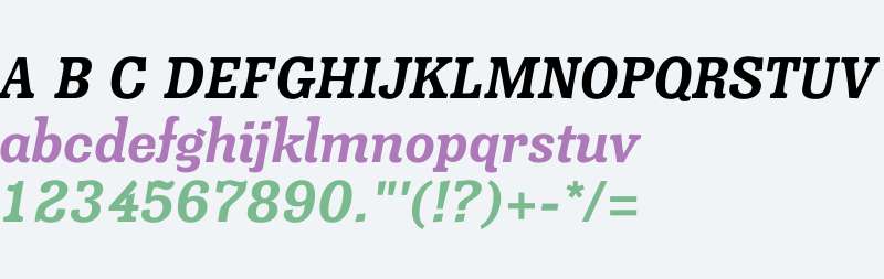 Minernil W00 Bold Italic