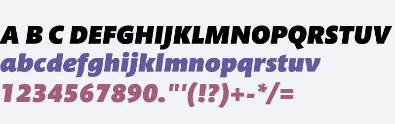 Mundo Sans W01 Ultra Italic