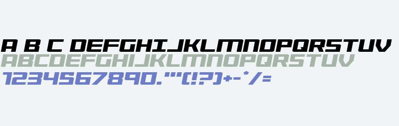 Brave Phoenix Wide Italic