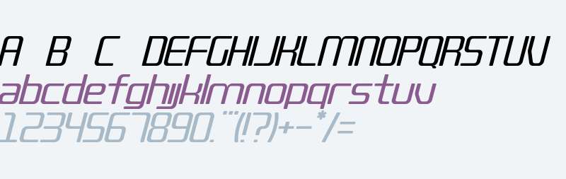 QUUB Regular_Italic_R