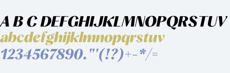 Albra Sans Bold Italic