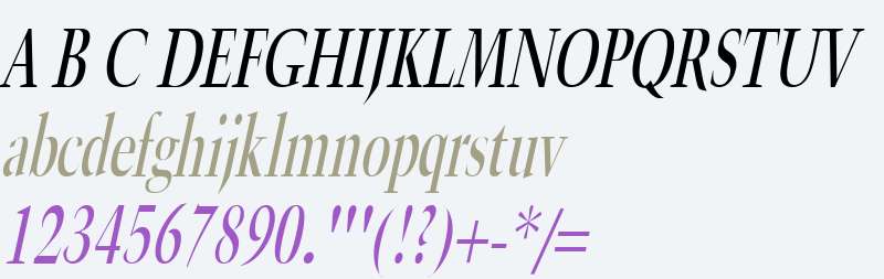 Horn Thin Italic