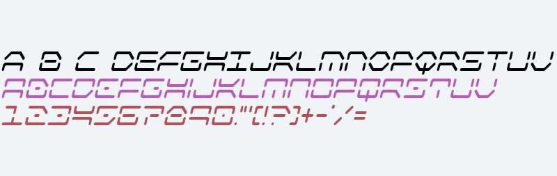 Kaylon Condensed Italic