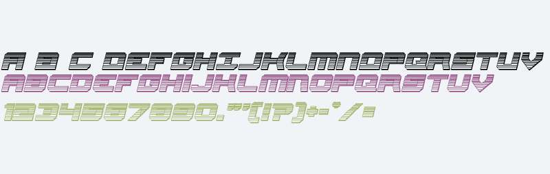 Gearhead Chrome Italic