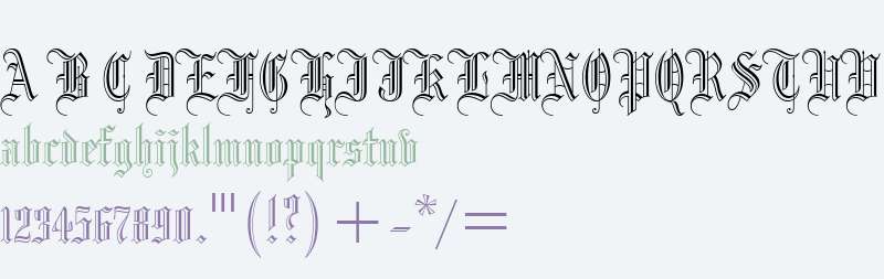 Blackletter 686 BT V2