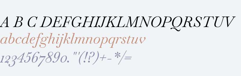 Baskervville Italic