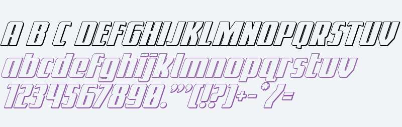 Flight Legion 3D Italic