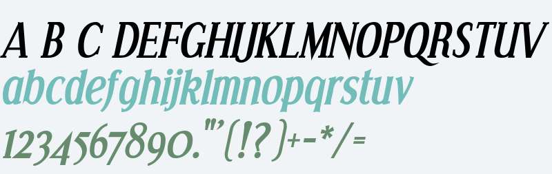 Effloresce Bold Italic V1