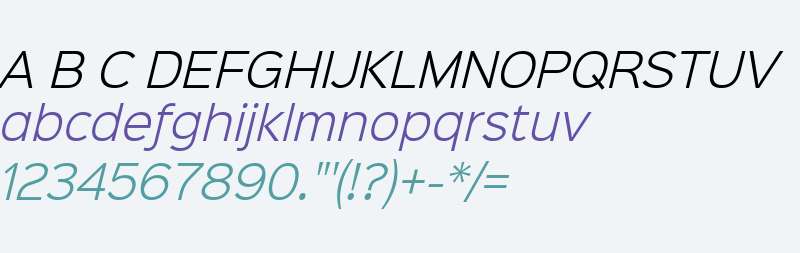 Sinkin Sans 300 Light Italic