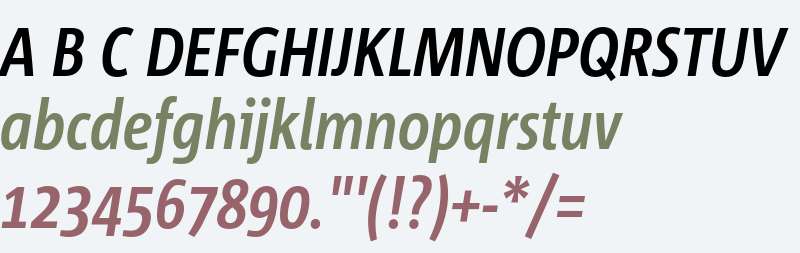 Corpid Cd Bold Italic