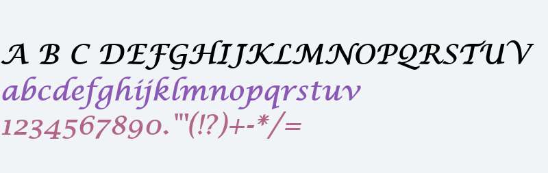 Lucida Unicode Calligraphy Bold