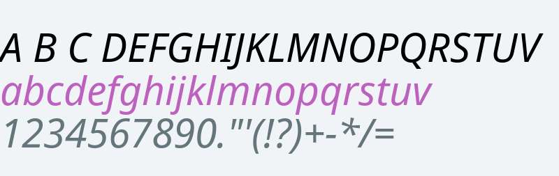 Noto Sans Italic V2