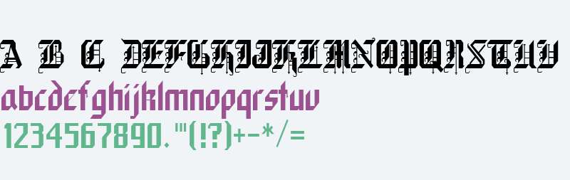 GothicCondensed  Normal