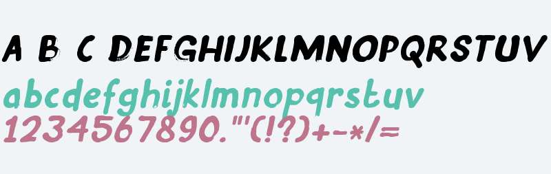 Inky Fingers W00 Italic