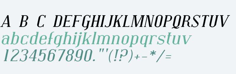 Covington Exp Italic