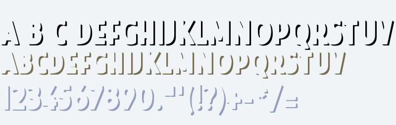 Look Sans W00 Shadow Bold