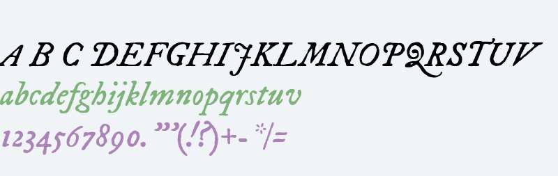 IM FELL DW Pica Italic