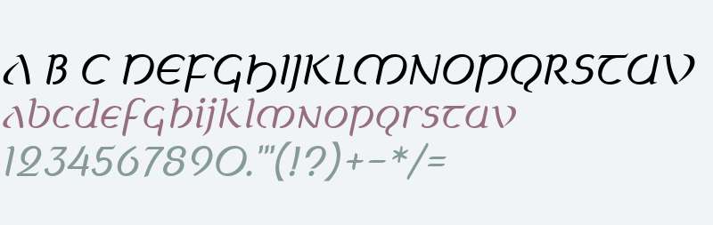 Celtica Book Oblique