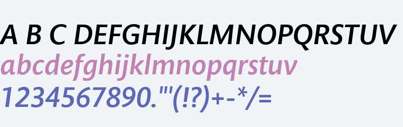 Mundo Sans W04 Medium Italic